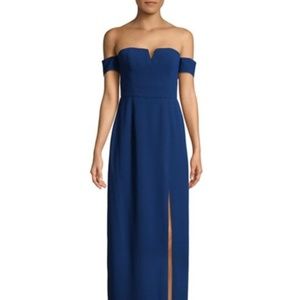 Aidan by Aidan Mattox  Off-The-Shoulder Gown
